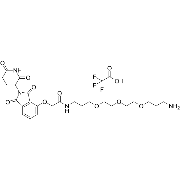 Thalidomide-O-amido-C3-PEG3-C1-NH2图片