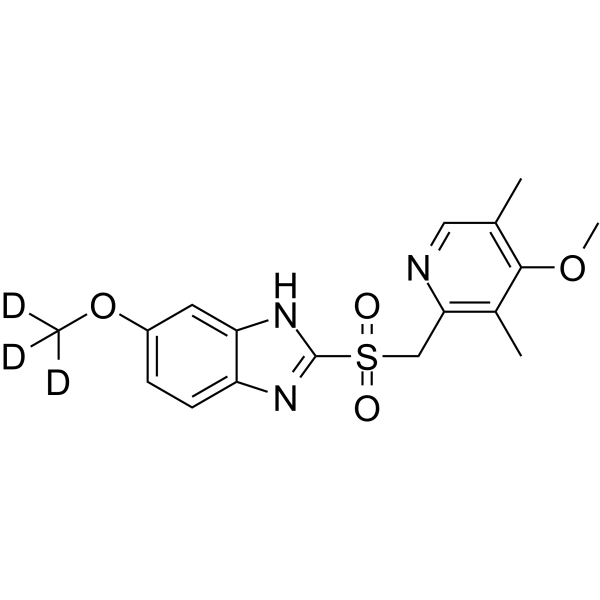 Omeprazole metabolite Omeprazole sulfone(methoxy-d3)图片