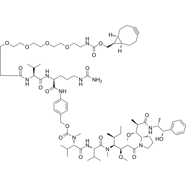 endo-BCN-PEG4-Val-Cit-PAB-MMAE图片