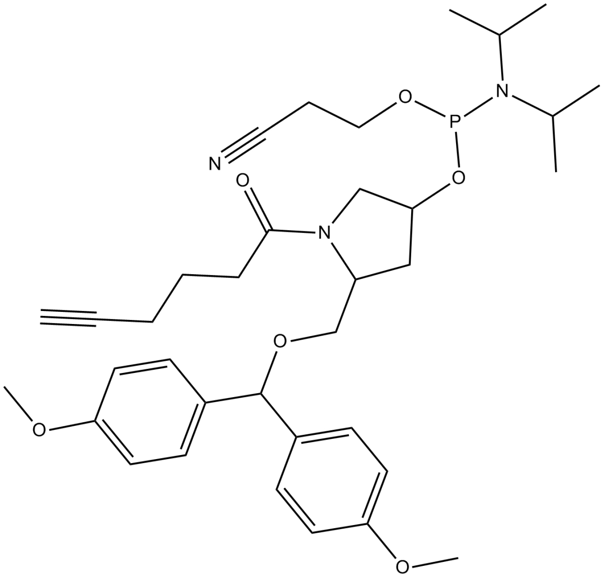 Alkyne Amidite,hydroxyprolinol图片