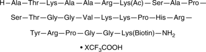 Histone H3K27Ac(21-44)-GK-biotin amide(trifluoroacetate salt)图片