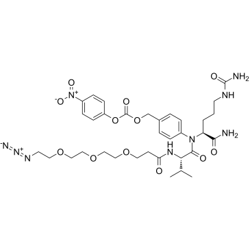 Azido-PEG3-Val-Cit-PAB-PNP图片