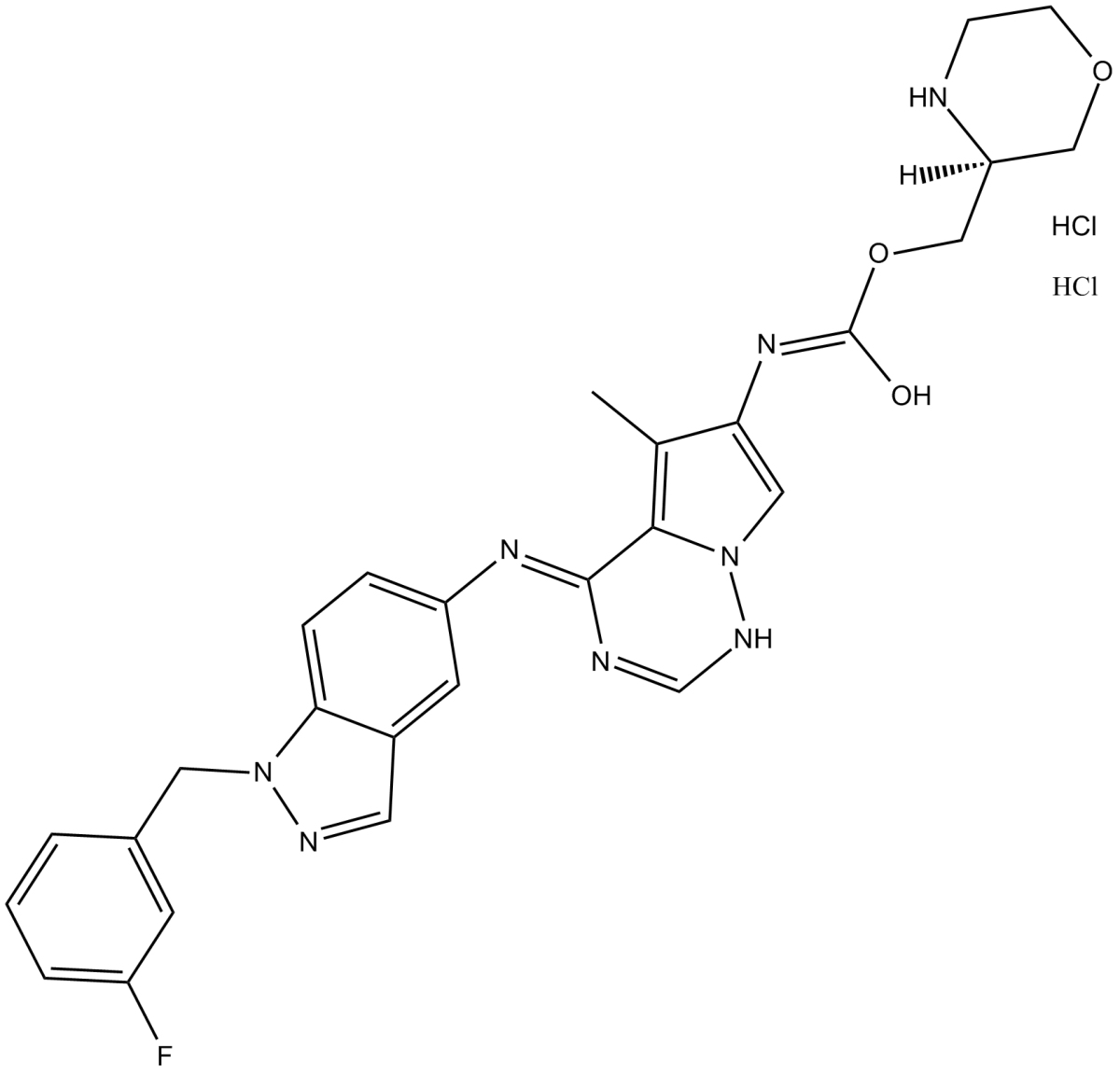 BMS 599626 dihydrochloride图片