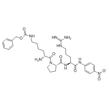 D-Lys(Z)-Pro-Arg-pNA(Chromozym Pca)图片