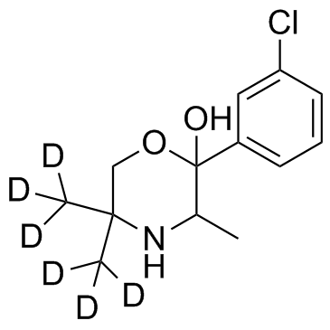 Bupropion morpholinol D6(Hydroxy Bupropion D6)图片
