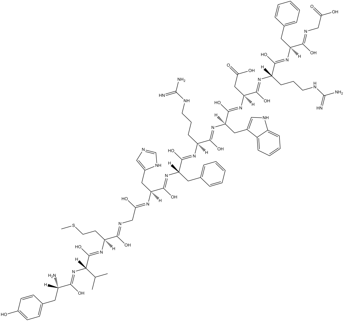 [D-Trp8]-&gamma-MSH图片
