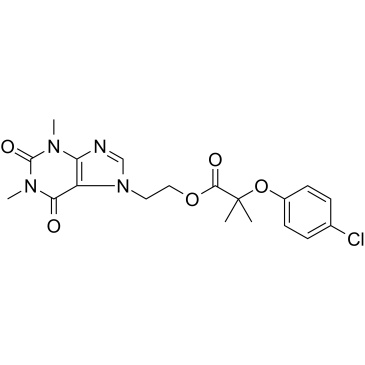 Etofylline clofibrate图片
