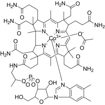 Hydroxocobalamin acetate图片