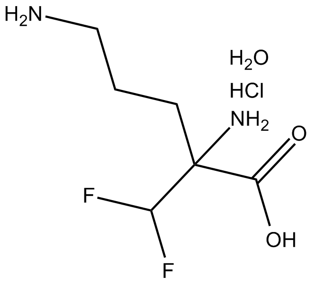 DL-α-Difluoromethylornithine(hydrochloride hydrate)图片