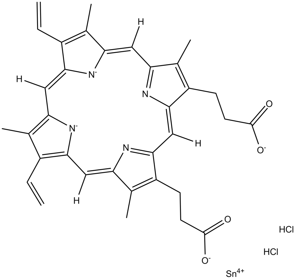 Tin protoporphyrin IX dichloride图片