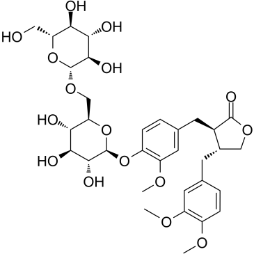 Arctigenin 4'-O-β-gentiobioside图片