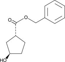 (1R,3R)-3-Hydroxycyclopentane carboxylic acid benzyl ester图片