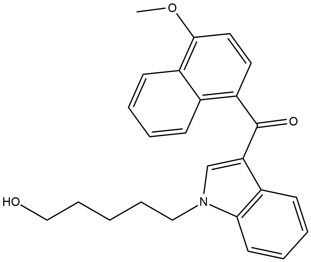 JWH 081 N-(5-hydroxypentyl)metabolite图片