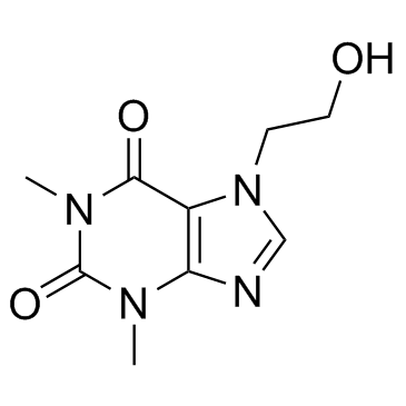 Etofylline(7-(β-Hydroxyethyl)theophylline)图片