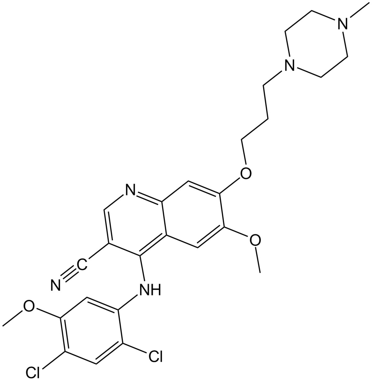 Bosutinib(SKI-606)图片