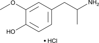 4-hydroxy-3-Methoxyamphetamine(hydrochloride)图片