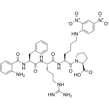 Abz-FR-K(Dnp)-P-OH图片