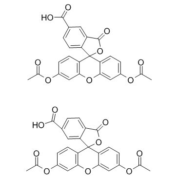 5(6)-CFDA(5-(6)-Carboxyfluorescein diacetate)图片