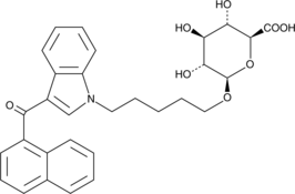 JWH 018 N-(5-hydroxypentyl)β-D-Glucuronide图片