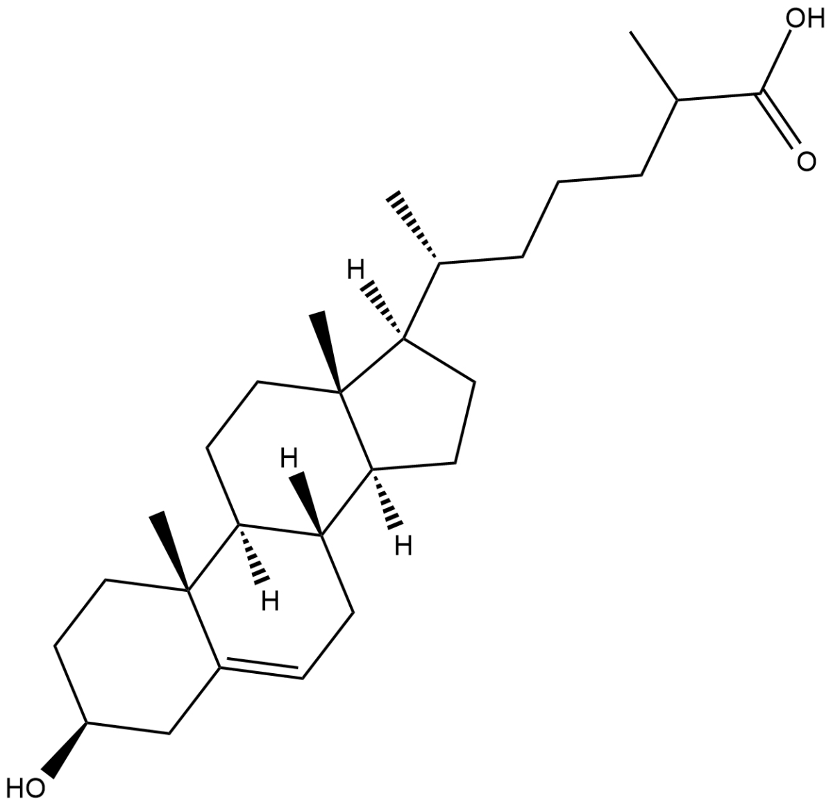 3β-hydroxy-5-Cholestenoic Acid图片