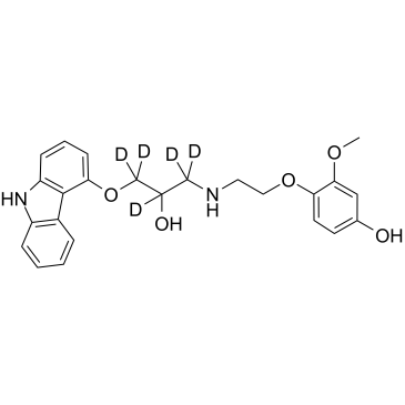 4-Hydroxyphenyl Carvedilol D5图片