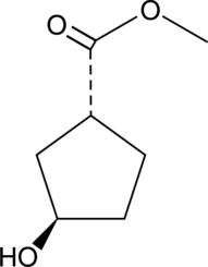 (1R,3R)-3-Hydroxycyclopentane carboxylic acid methyl ester图片