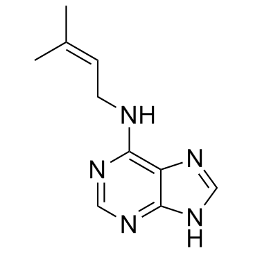 6-(&gamma,&gamma-Dimethylallylamino)purine(N6-(2-lsopentenyl)adenine)图片