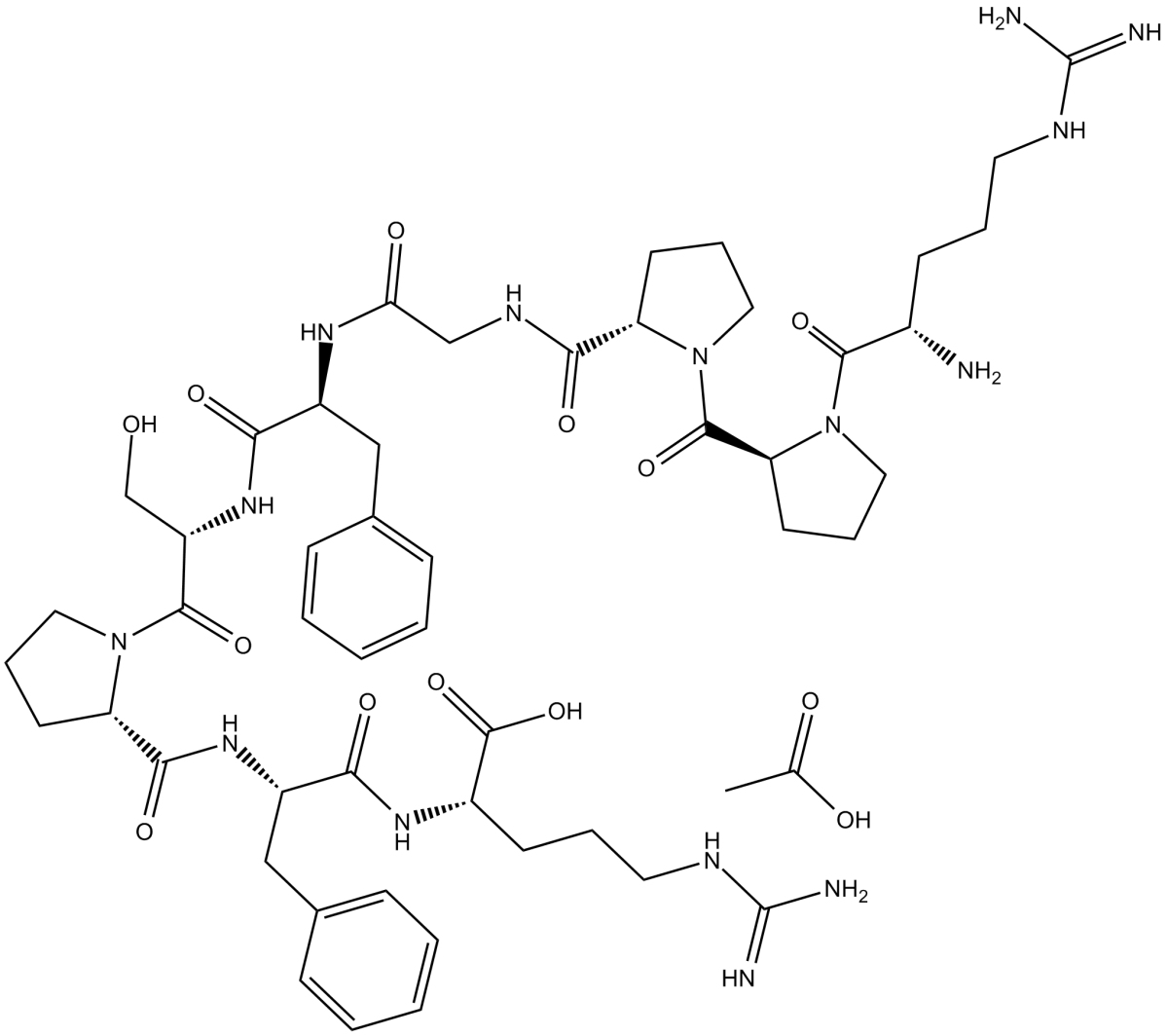 Bradykinin(acetate)图片