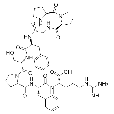 Bradykinin 2-9(Des-Arg1-bradykinin)图片