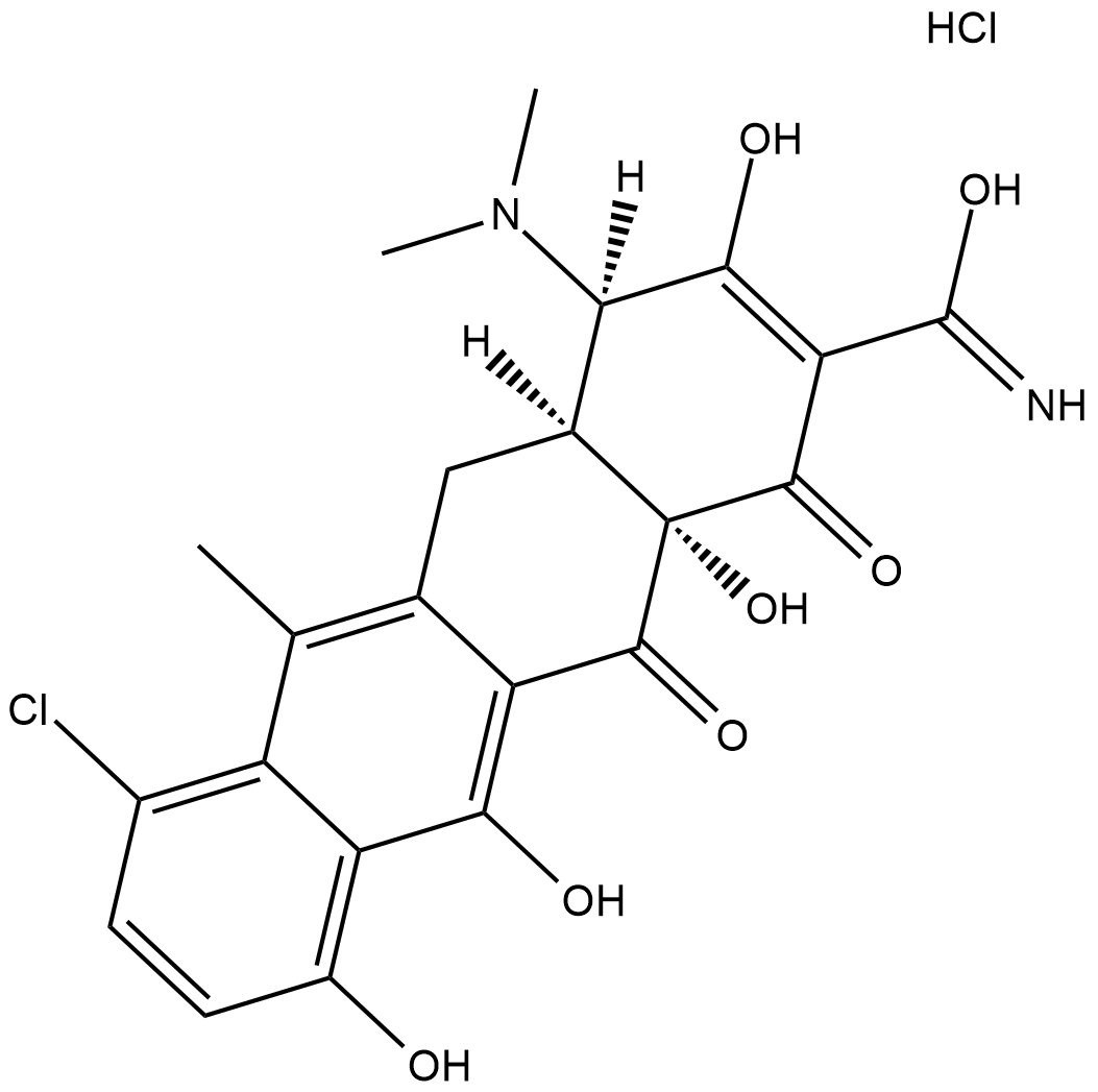 4-Epianhydrochlortetracycline(hydrochloride)图片