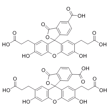 BCECF(2',7'-Bis(2-carboxyethyl)-5(6)-carboxyfluorescein)图片