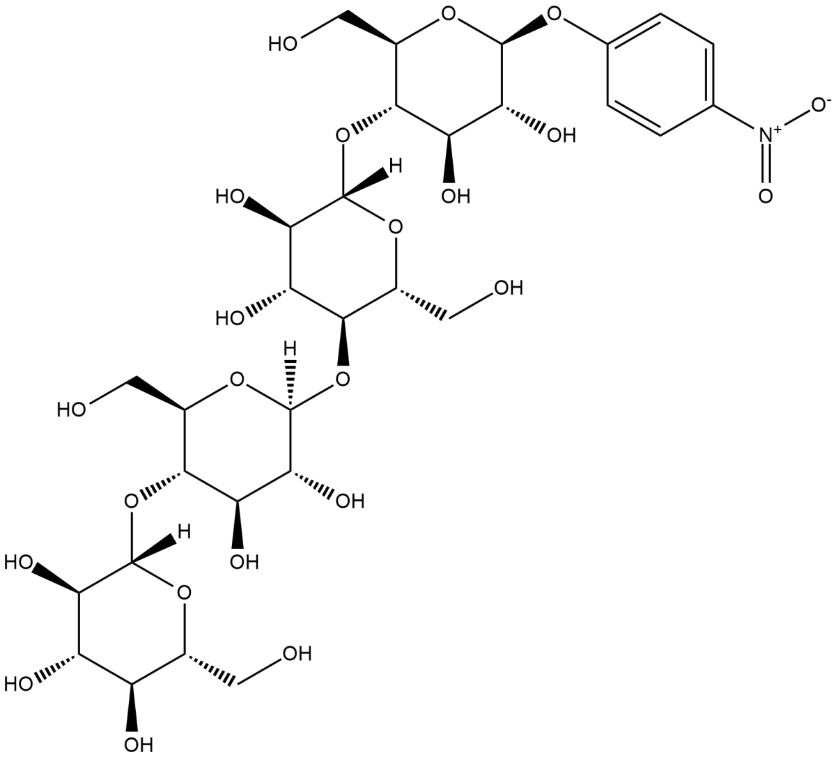 4-Nitrophenylβ-D-Cellotetraoside图片