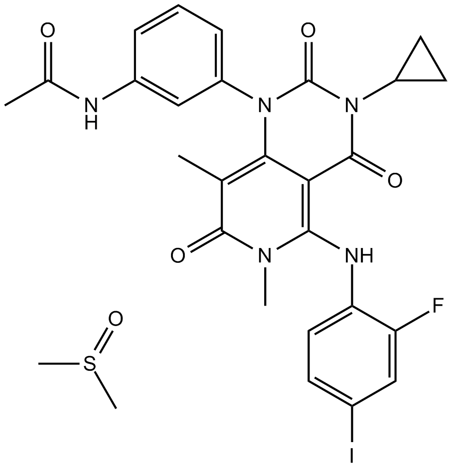 Trametinib DMSO solvate图片