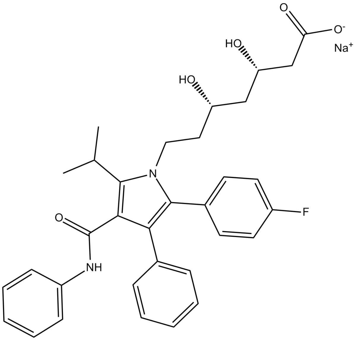(3S,5S)-Atorvastatin(sodium salt)图片
