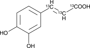 Caffeic Acid-13C3图片