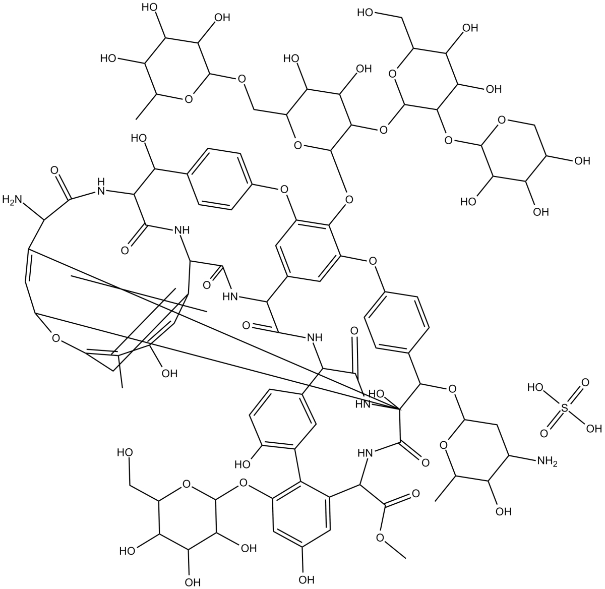Ristocetin A(sulfate)图片