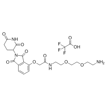 E3 Ligase Ligand-Linker Conjugates 24 TFA(E3 Ligase Ligand-Linker Conjugates 24 trifluoroacetate)图片