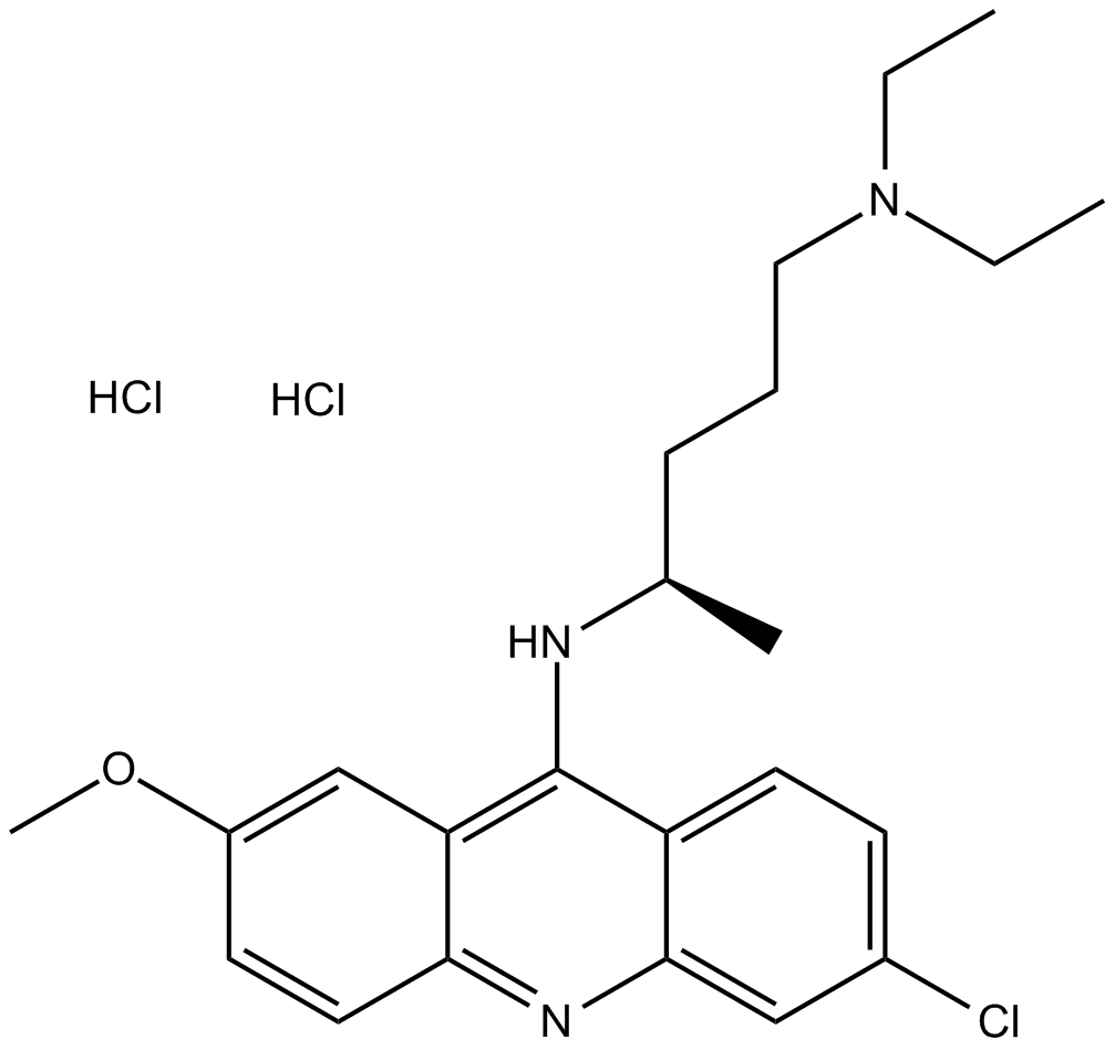 Quinacrine dihydrochloride(Mepacrine dihydrochloride)图片