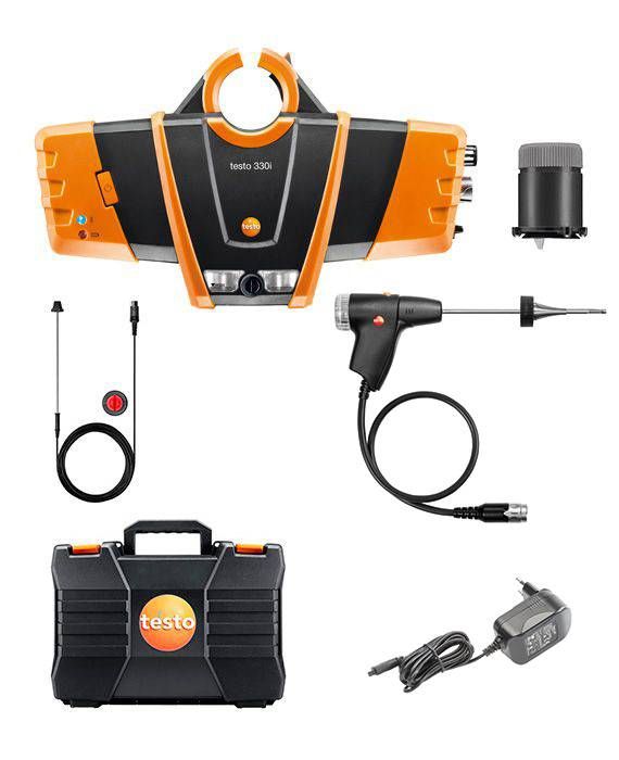 testo 330i智能型悬挂式烟气分析仪经济版basic套装图片