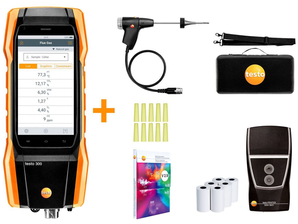 testo 300烟气分析仪通用型基础款套装2图片