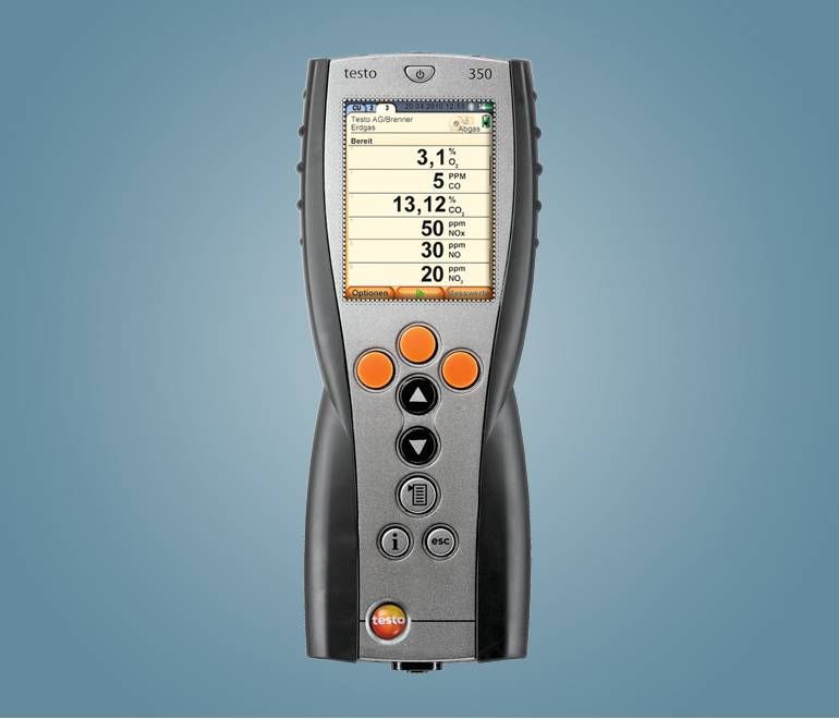 testo 350烟气分析仪蓝色新版手操器图片