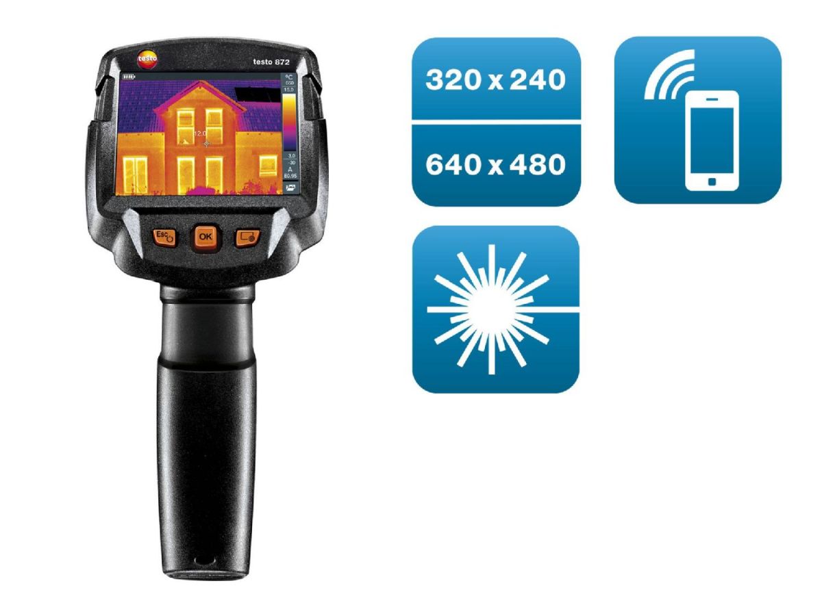 testo 872智能高性能红外热像仪图片