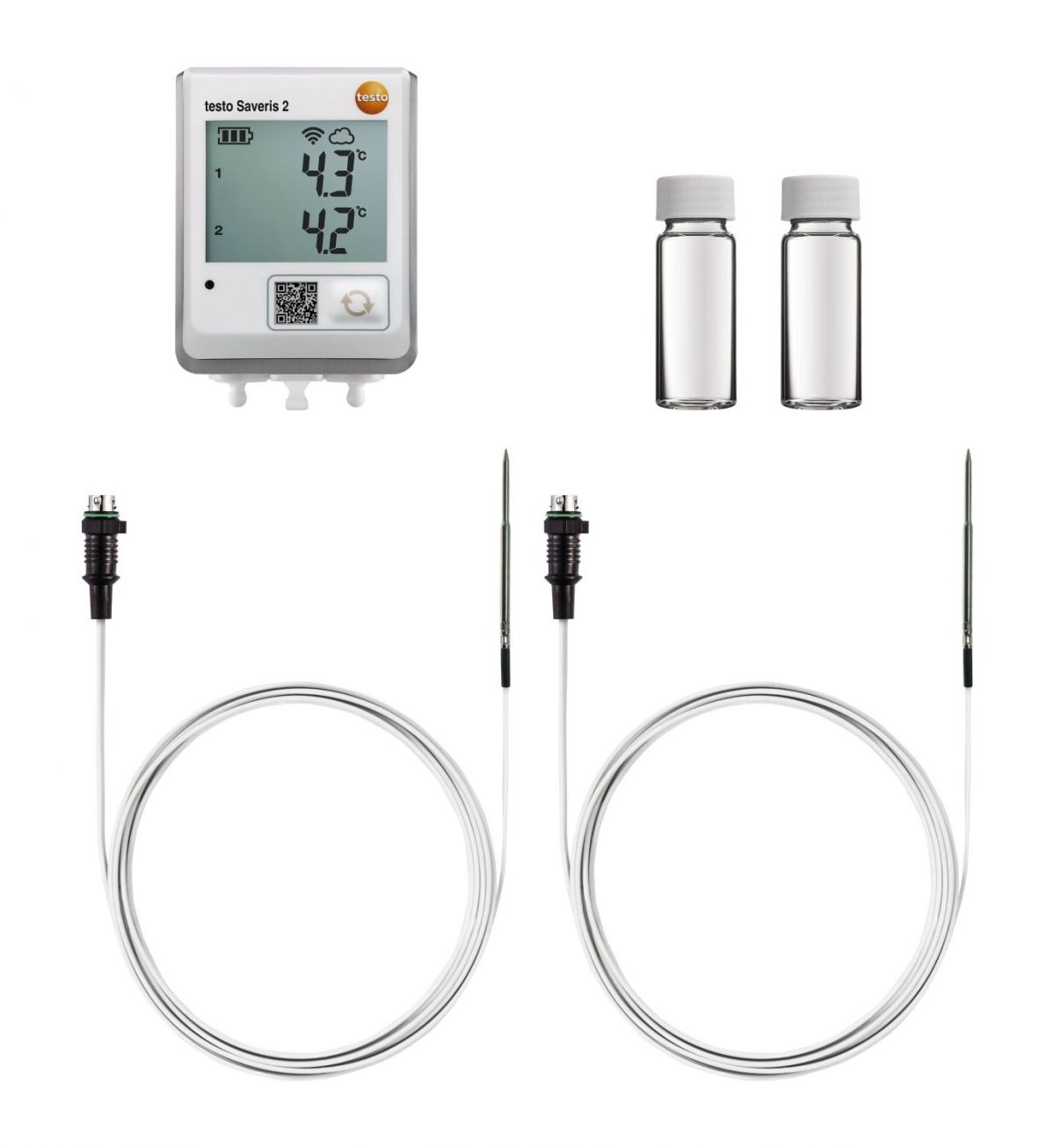 testo Saveris 2 WiFi温度记录仪冰箱温度监测专用套装图片