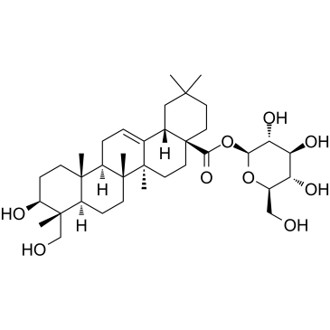 Hederagenin 28-O-beta-D-glucopyranosyl ester图片