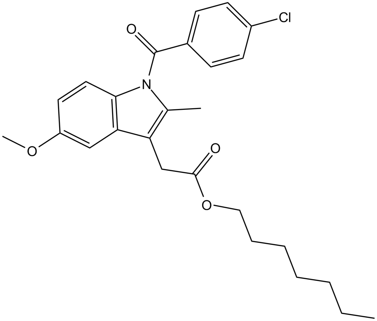 Indomethacin heptyl ester图片