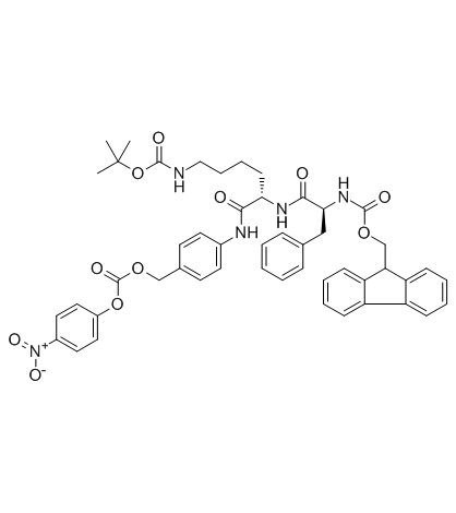 Fmoc-Phe-Lys(Boc)-PAB-PNP图片