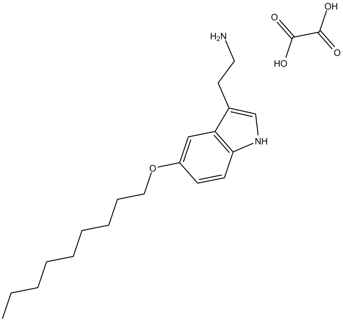 5-Nonyloxytryptamine oxalate图片