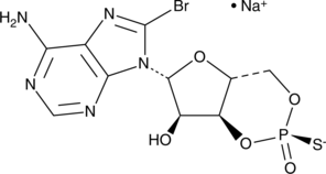 Rp-8-bromo-Cyclic AMPS(sodium salt)图片