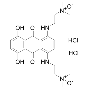 Banoxantrone dihydrochloride(AQ4N dihydrochloride)图片