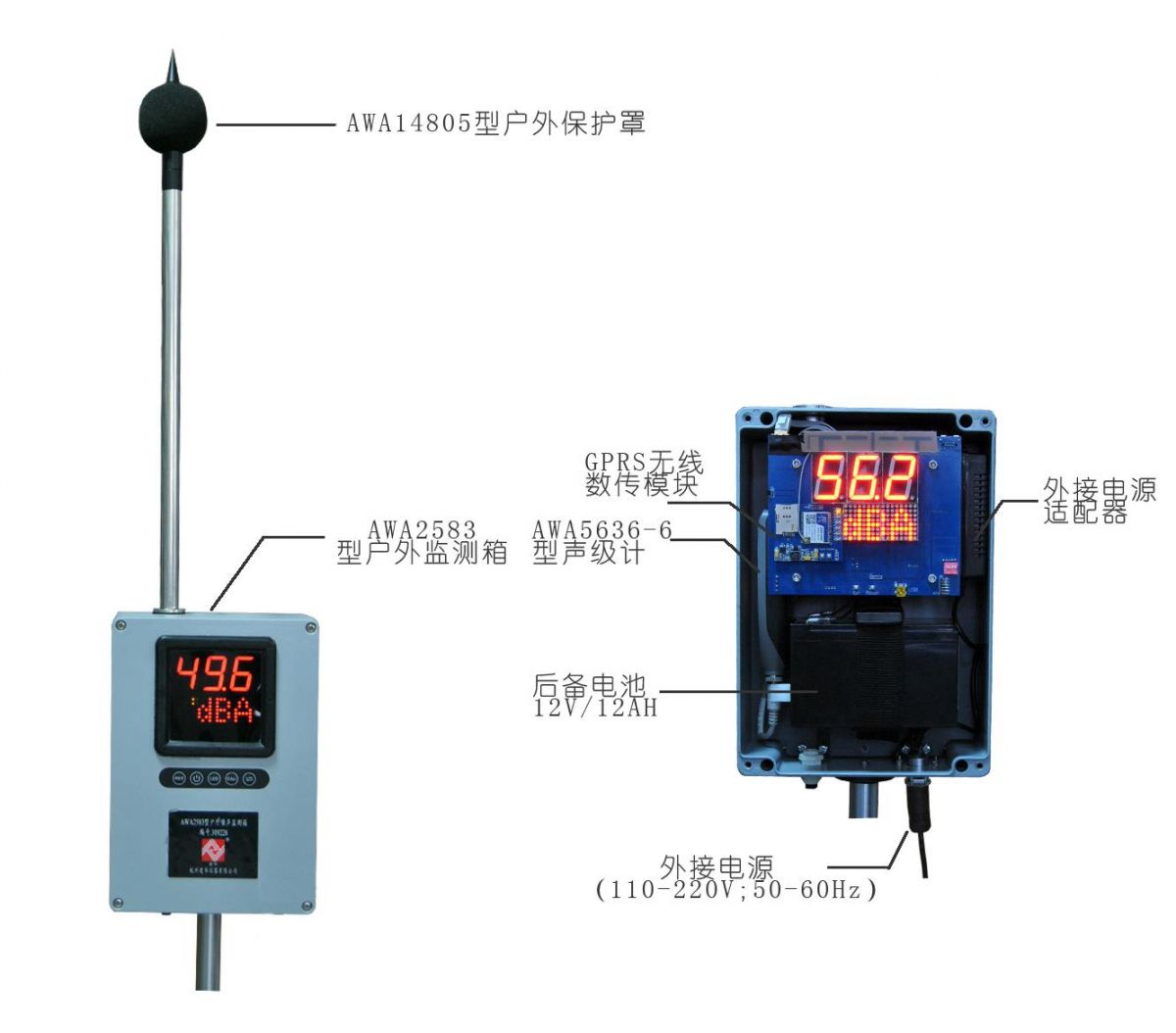 AWA6218S型环境噪声自动监测系统图片
